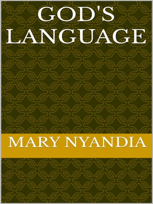 cover image of GOD'S LANGUAGE